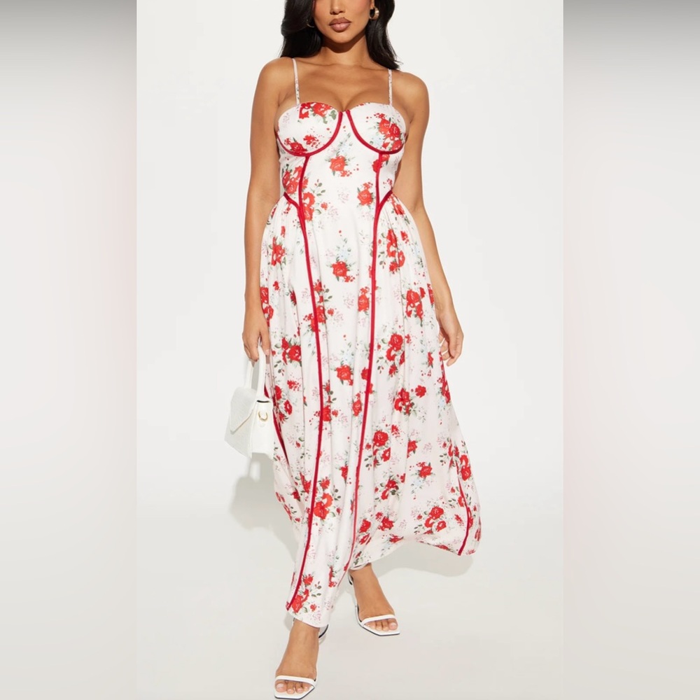 Fashion Nova Floral Maxi Dress